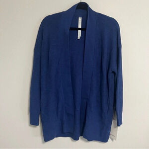 🆕 Lululemon Merino Wool-Blend Rib Long Wrap Sweater - Heathered Psychic